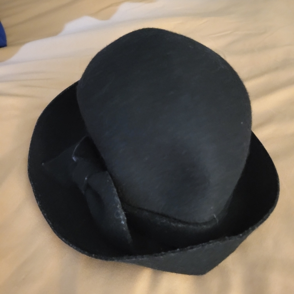 Elegant Black Bowler Hat